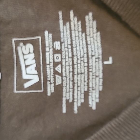 Vans off the wall long sleeve tee shirt Womens large - Picture 2 of 5